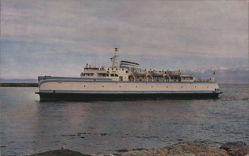 M.V. SIDNEY B.C. Govt. Ferry Tsawwassen Swartz Bay BC Canada