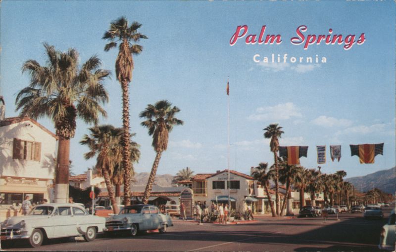 Palm Springs CA Palm Canyon Drive The Plaza California