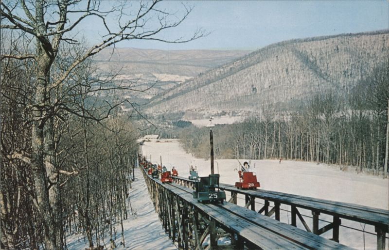 3000 Ft. Trestle Car Lift, The Homestead, Hot Springs, VA Virginia