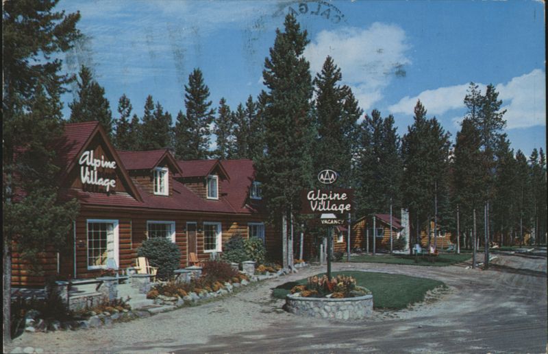 Alpine Village, Jasper National Park, Alberta AB Canada