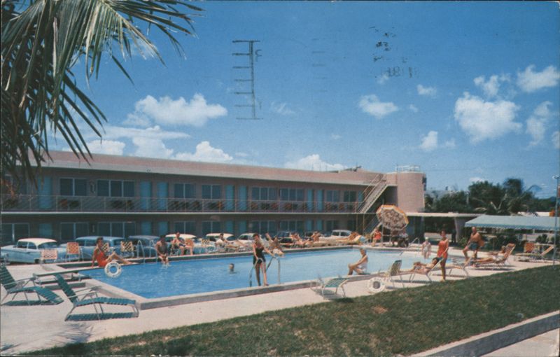 Blue Marlin Motel Swimming Pool - Key West, FL Florida