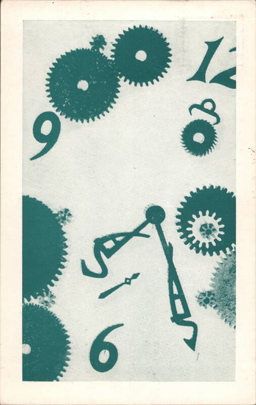 Jade Clock Gears & Hands, Gem & Mineral Society Exhibit