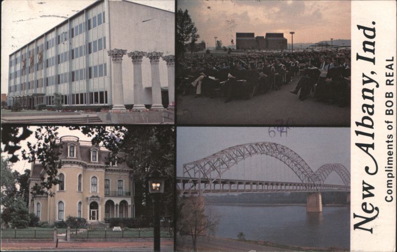 New Albany, Ind. Views - Bridge, Building, Home, Ceremony Indiana