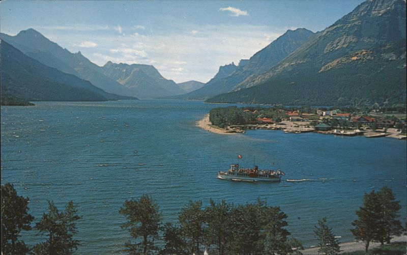 Waterton Lake 'International' Lake Cruise Waterton Park AB Canada
