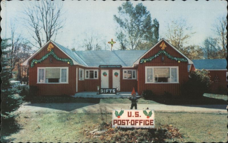 Santa's Reindeer Shop & U.S. Post-Office, Christmas, MI Michigan
