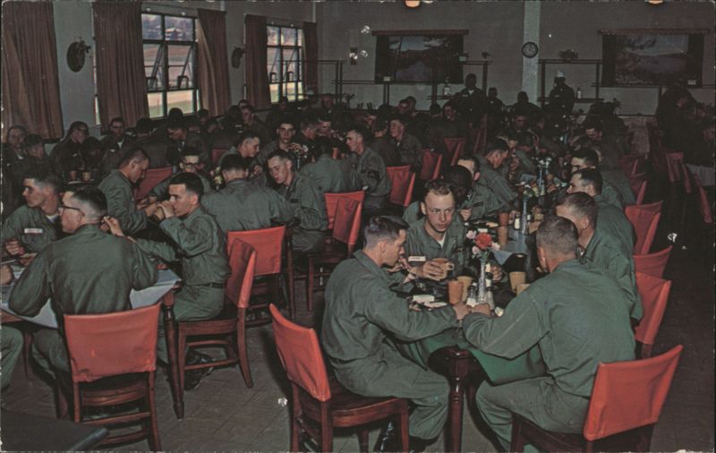 US Army Trainees Mess Hall, Fort Knox, Kentucky