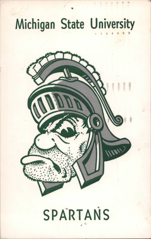 Michigan State University Spartans Helmet Logo Universities