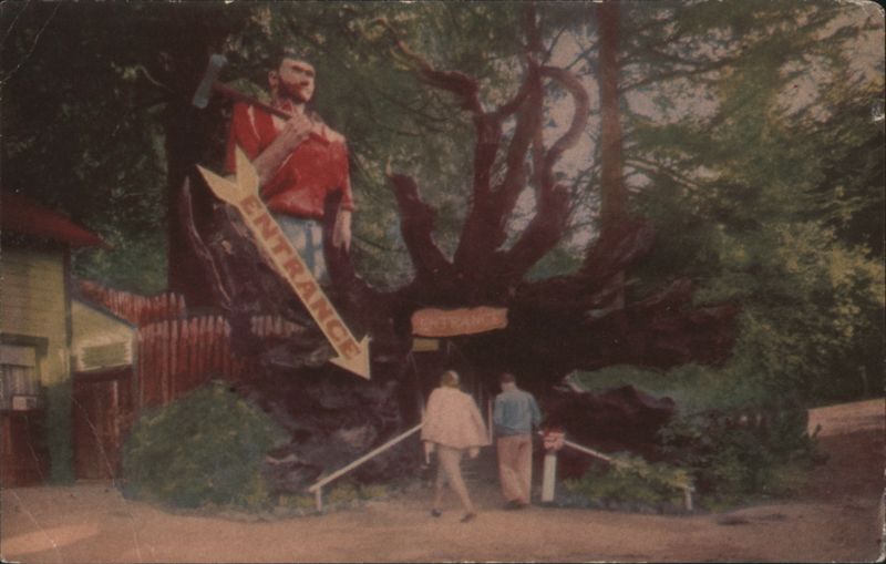 Paul Bunyan at Trees of Mystery, Redwood Highway California