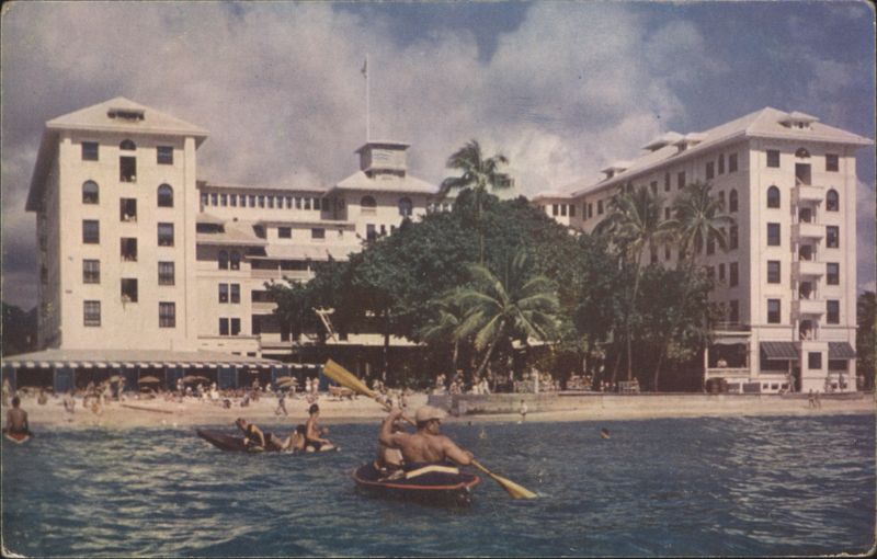 Moana Hotel Waikiki Beach Honolulu HI Hawaii