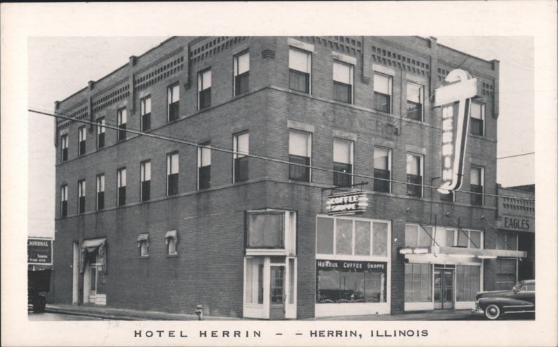 Hotel Herrin, Coffee Shoppe Illinois