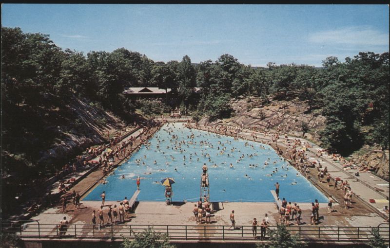 Bear Mountain State Park NY Swimming Pool Queensboro Lake Tomkins Cove New York