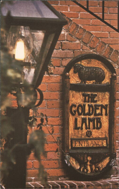 The Golden Lamb Inn Sign, Lebanon, Ohio
