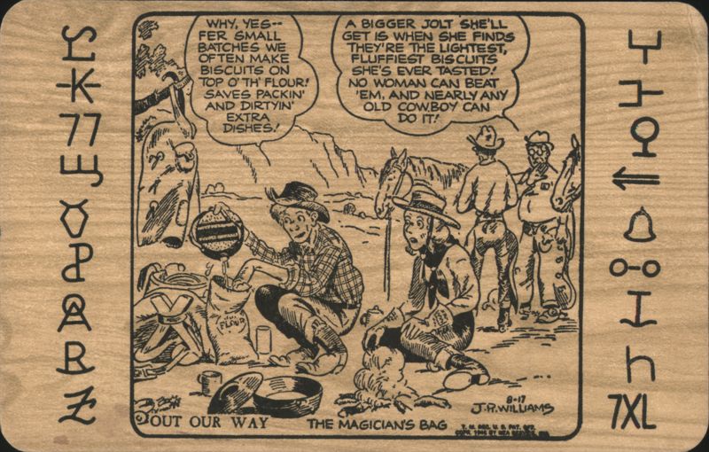 Out Our Way The Magician's Bag J.R. Williams Comic