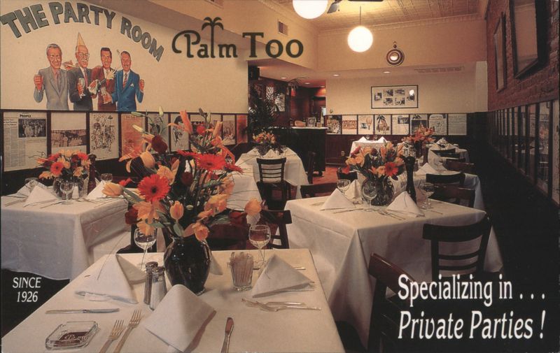 Palm Too Restaurant Private Parties, NYC New York