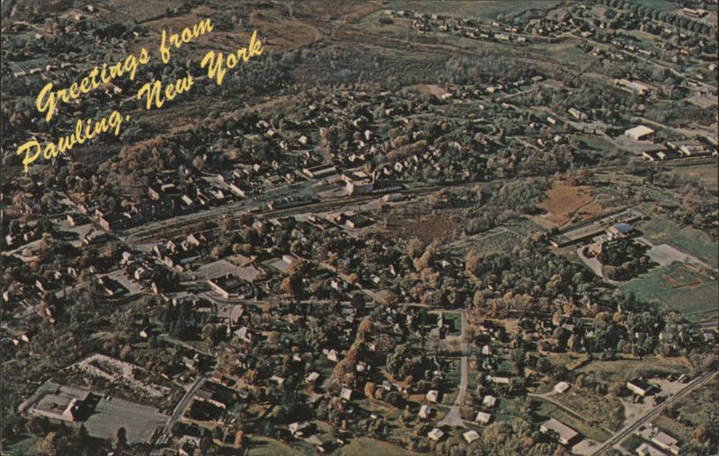 Bird's-Eye View Pawling, New York - Foothills Berkshires