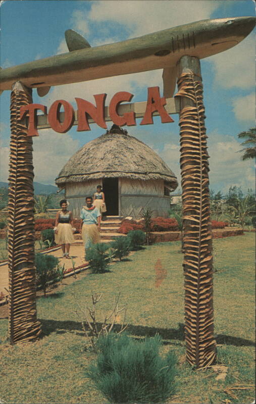 Tonga Villagers at Polynesian Center, Laie, HI Hawaii