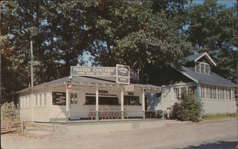 Samoset Park Refreshment Stand, Frozen Custard Home Made Ice Cream Smithtown New York