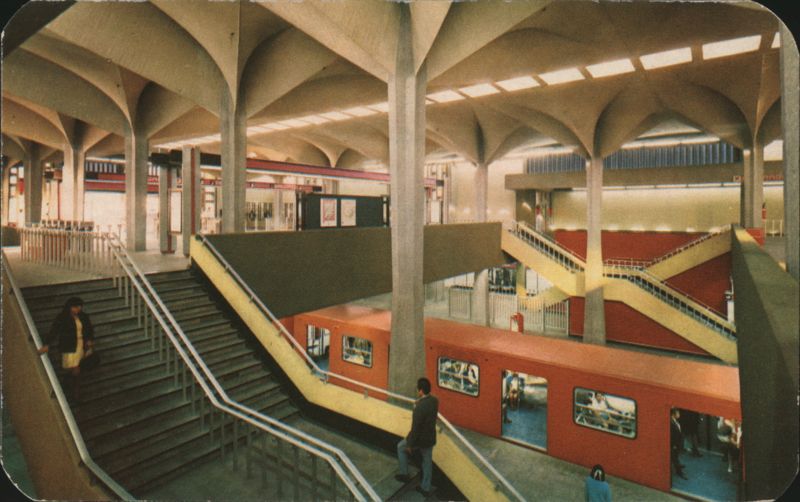 Candelaria Station, Mexico City Metro Interior