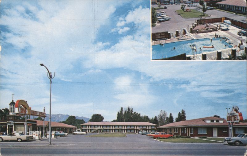 Baugh Motel, Pool, Buick Service, Logan UT Utah Eric J. Sealeh