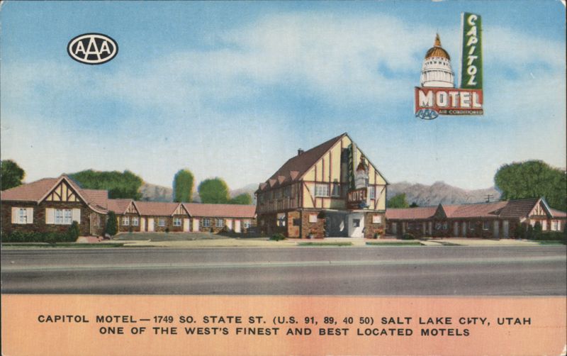 Capitol Motel, Salt Lake City, UT - West's Finest & Best Utah