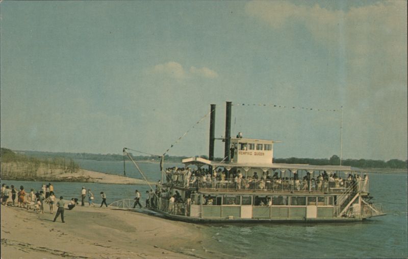 Memphis Queen II Riverboat Landing on Mississippi Tennessee
