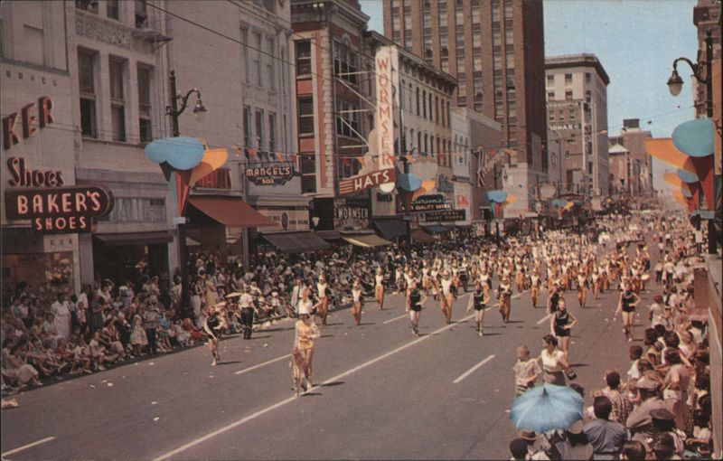 Main St. Memphis, TN - Cotton Carnival Parade Tennessee