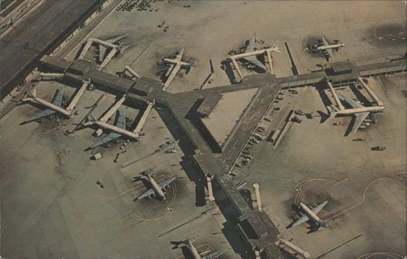 Chicago O'Hare International Airport Concourse Area Illinois