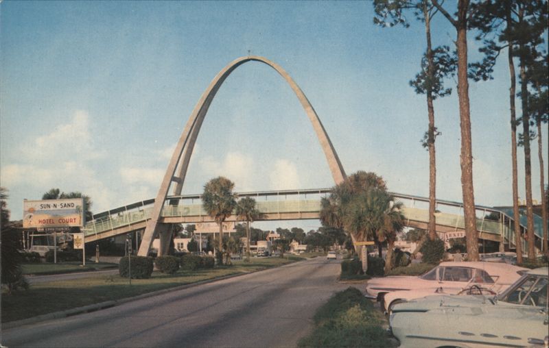 Sun 'N Sand Hotel Court Overpass US 90, MS Gulfport Mississippi