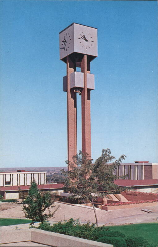 Stewart Bell Tower, Weber State College Campus Ogden Utah