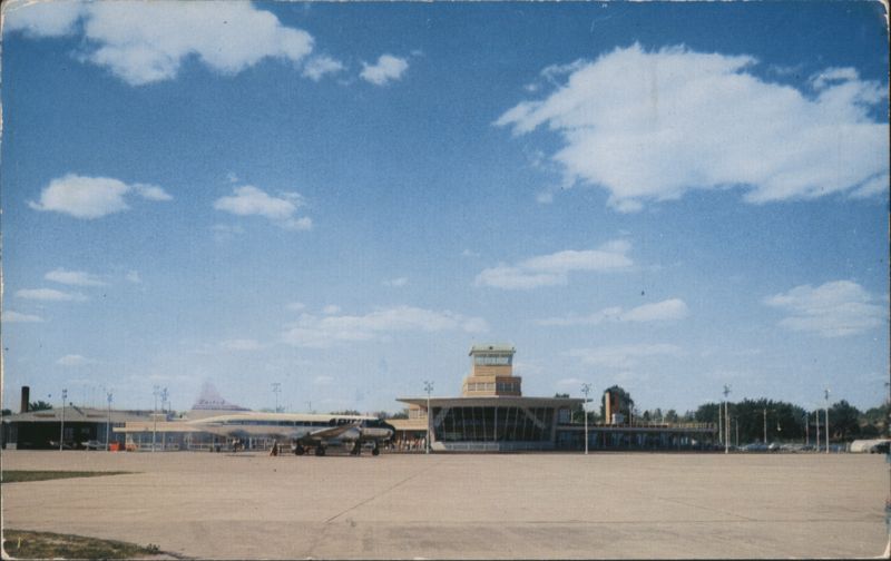 Moline Municipal Airport, United & Braniff Air Lines Illinois