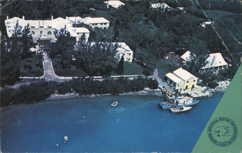 Bermuda Biological Station for Research Aerial View Ferry Reach