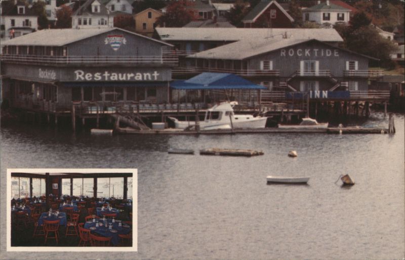 Rocktide Inn Restaurant & Docks, Boothbay Harbor, ME Maine
