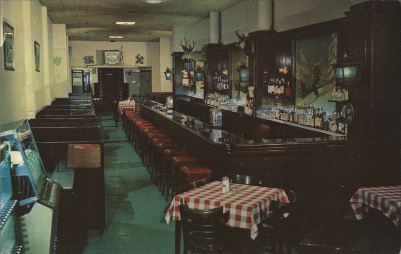 ST. MORITZ GRILL Bar & Restaurant Interior, St. Louis Missouri