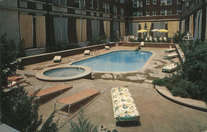 Forest Park Hotel, Pool & Courtyard, St. Louis, MO Missouri