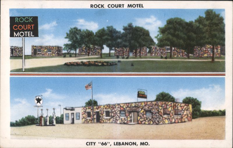 Rock Court Motel, City '66', Lebanon, MO Missouri