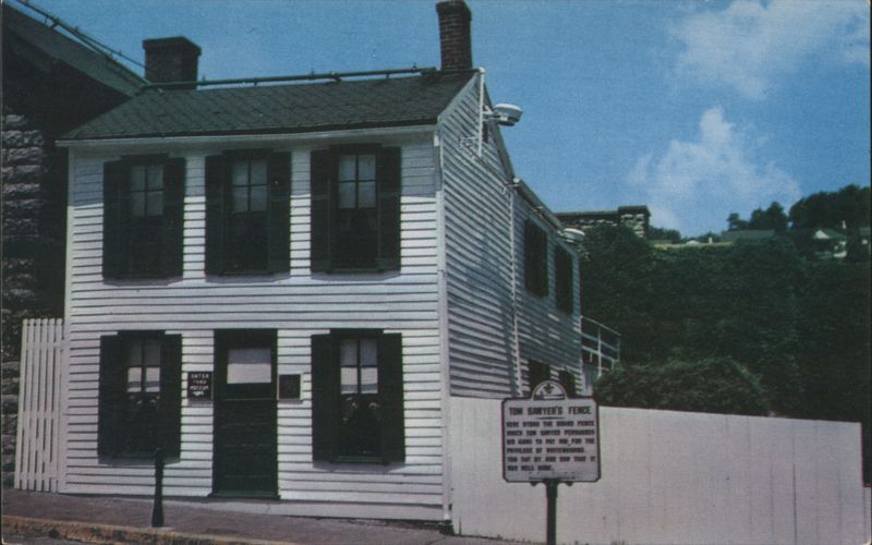 Mark Twain Boyhood Home, Tom Sawyer's Fence Hannibal Missouri
