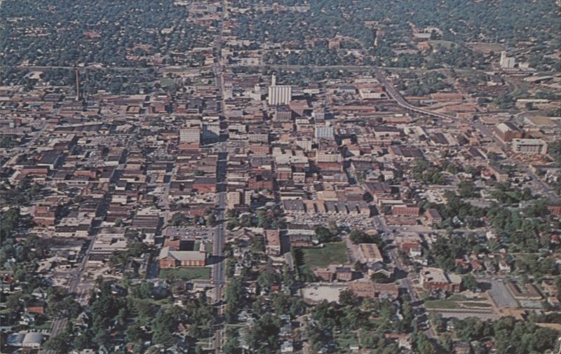 Aerial View of Springfield, Missouri Depew