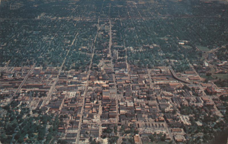 Aerial View of Springfield, MO - Ozark Region Center Missouri