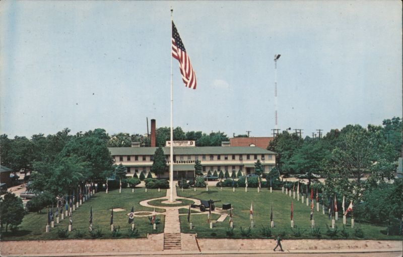 Fort Leonard Wood Post Headquarters, State Flags Missouri