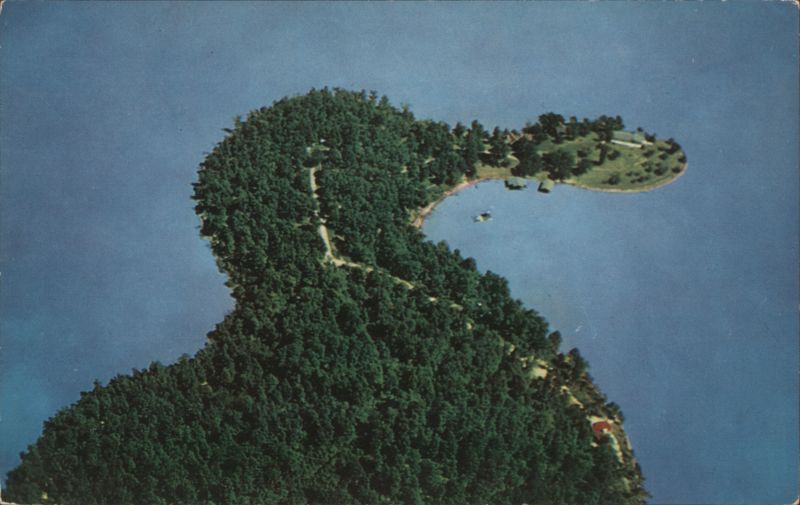 Airview of Duck Head Point, Lake of the Ozarks Lake Ozark Missouri