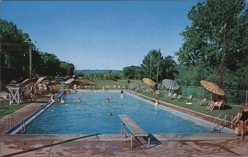 Swimming Pool at Rockaway Beach, Lake Taneycomo, MO Ozarks Missouri