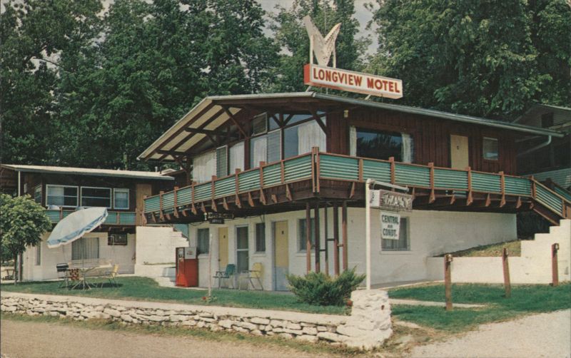 LONGVIEW MOTEL, Lake Taneycomo, Rockaway Beach, MO Missouri