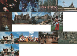 Lot of 13: Walt Disney World Original Vintage Postcards 1970's Postcard