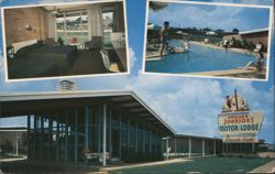 Howard Johnson's Motor Lodge & Restaurant, Swimming Pool Postcard