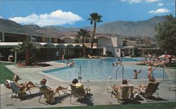 Gene Autry Hotel Pool, Palm Springs, CA Postcard