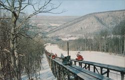 3000 Ft. Trestle Car Lift, The Homestead, Hot Springs, VA Postcard