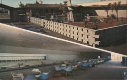 Divine Gardens Steak House & Bowling Lanes, Turlock, CA Postcard