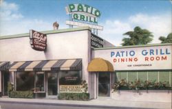 Patio Grill Restaurant & Cocktail Lounge, West Palm Beach, FL Postcard