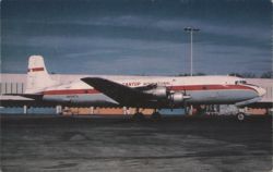 Zantop Int'l DC-6 N434TA Aircraft Postcard