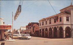 Lake Avenue downtown Lake Worth, City Center Postcard